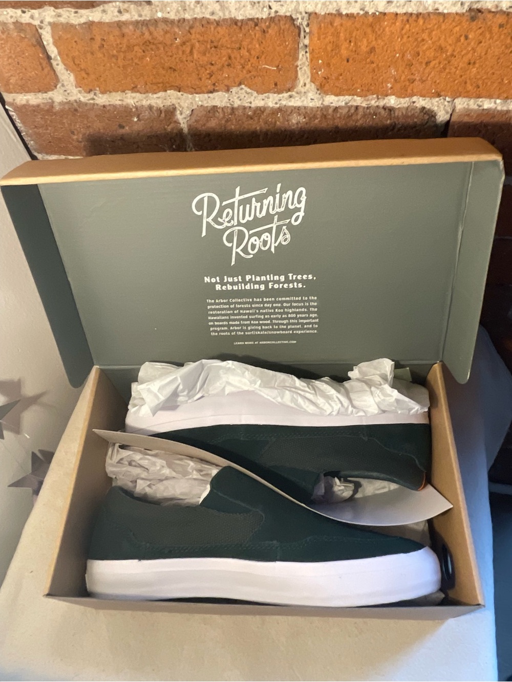 Arbor The Venice Suede Slip-On in Hunter Green